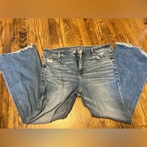 american eagle flare leg jeans